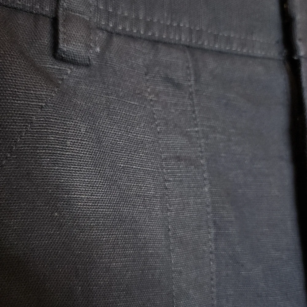 Banana Republic Linen Cotton Mya‎ Cargo Utility Pants Navy Blue Size 12